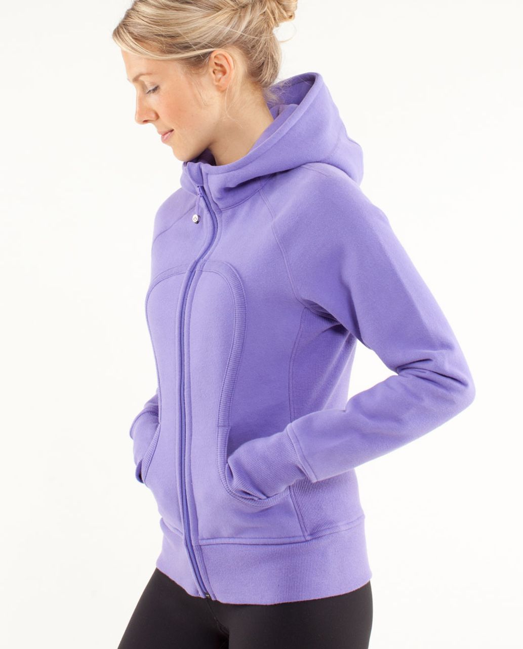 lululemon athletica, Jackets & Coats, Lululemon Scuba Hoodie Womens Size 8  Purple Zip Up Hooded Sweatshirt Jacket