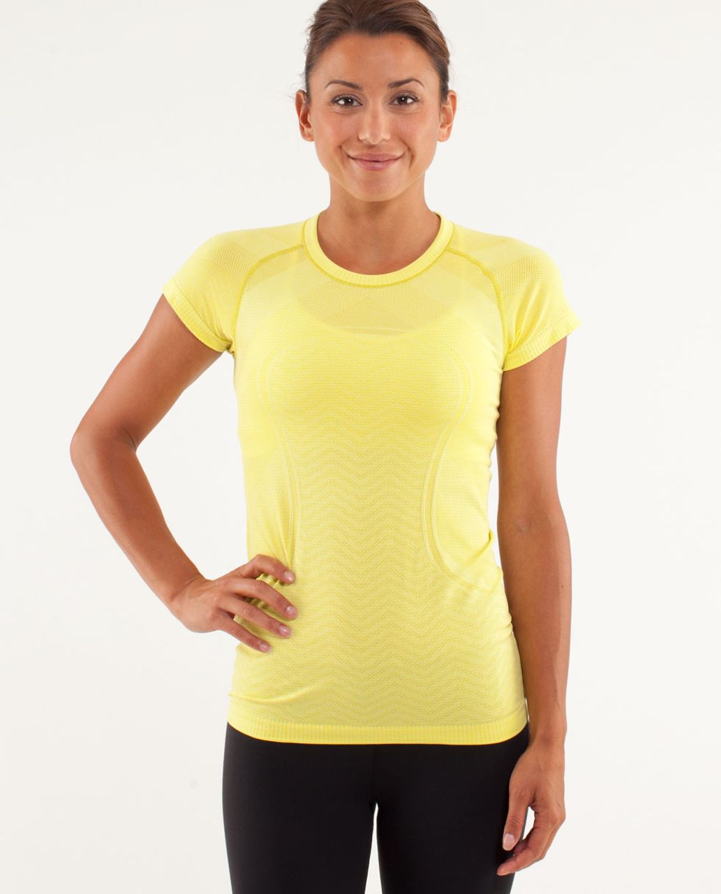 Lululemon Run:  Swiftly Tech Short Sleeve - Split Pea