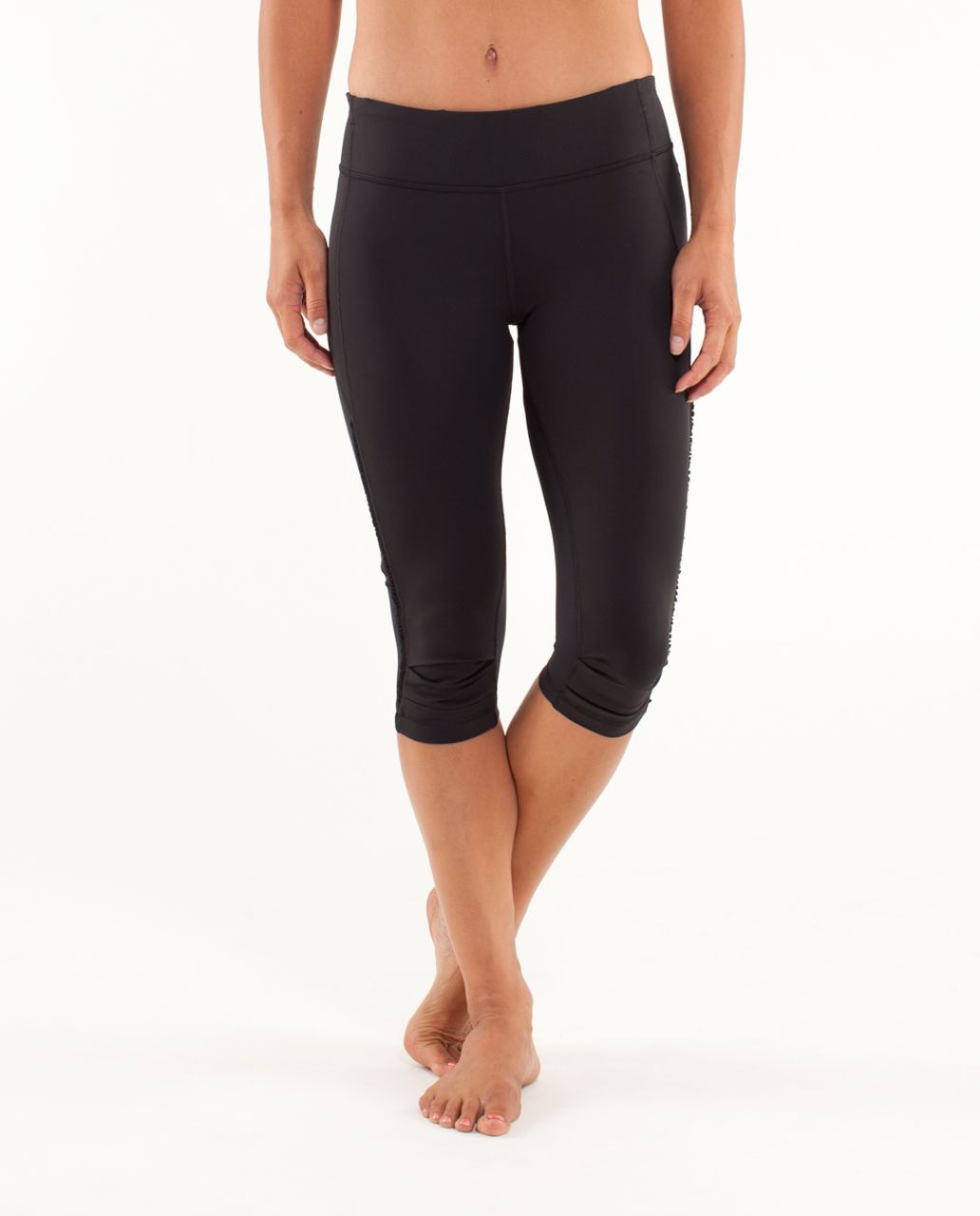 Lululemon Runnin' With My Homies Crop - Black