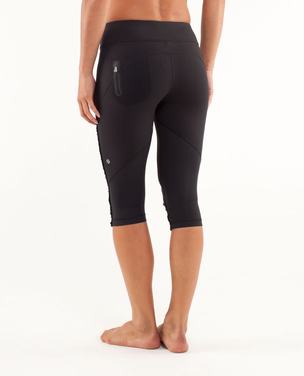 Lululemon Runnin' With My Homies Crop - Black