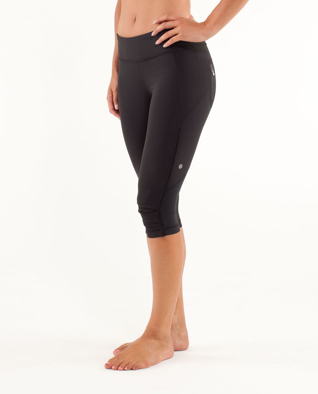 Lululemon Runnin' With My Homies Crop - Black