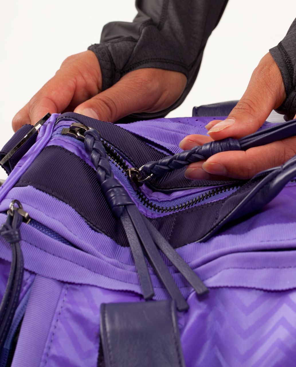 Lululemon Keep On Running Duffel - Squiggle Emboss Power Purple