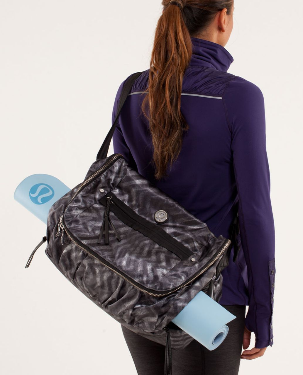 Lululemon Yoga Moto Messenger - Blazer Print