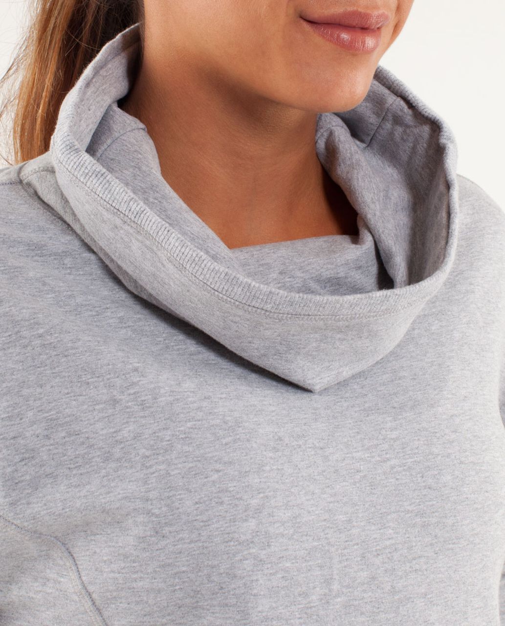 Lululemon Run: Rest Day Pullover - Heathered Fossil - lulu fanatics