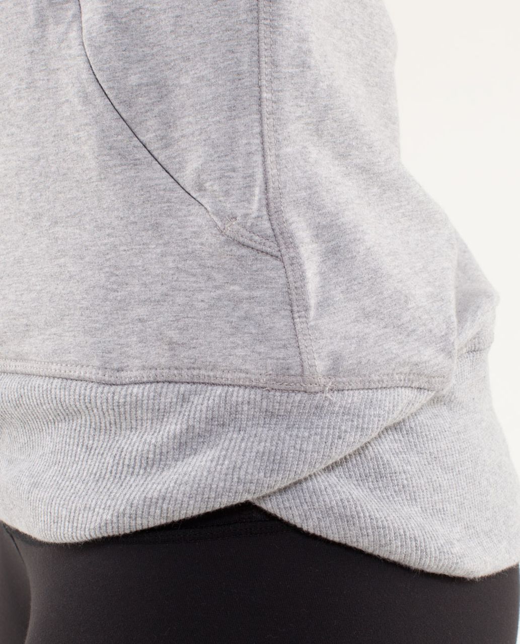 Lululemon Run:  Rest Day Pullover - Heathered Fossil