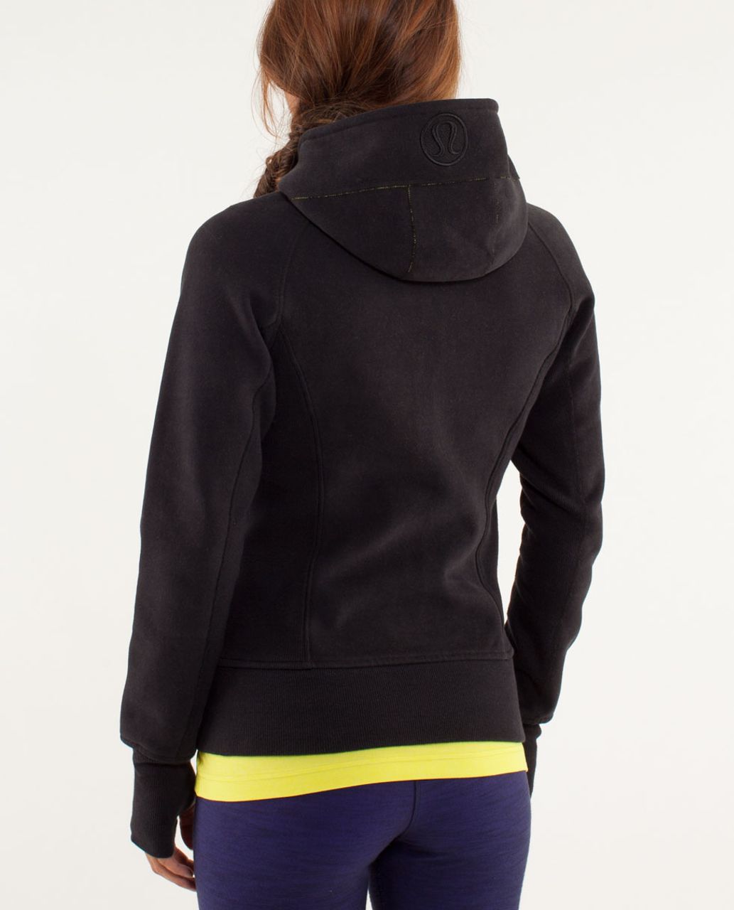 Lululemon Scuba Hoodie - Black /  Split Pea