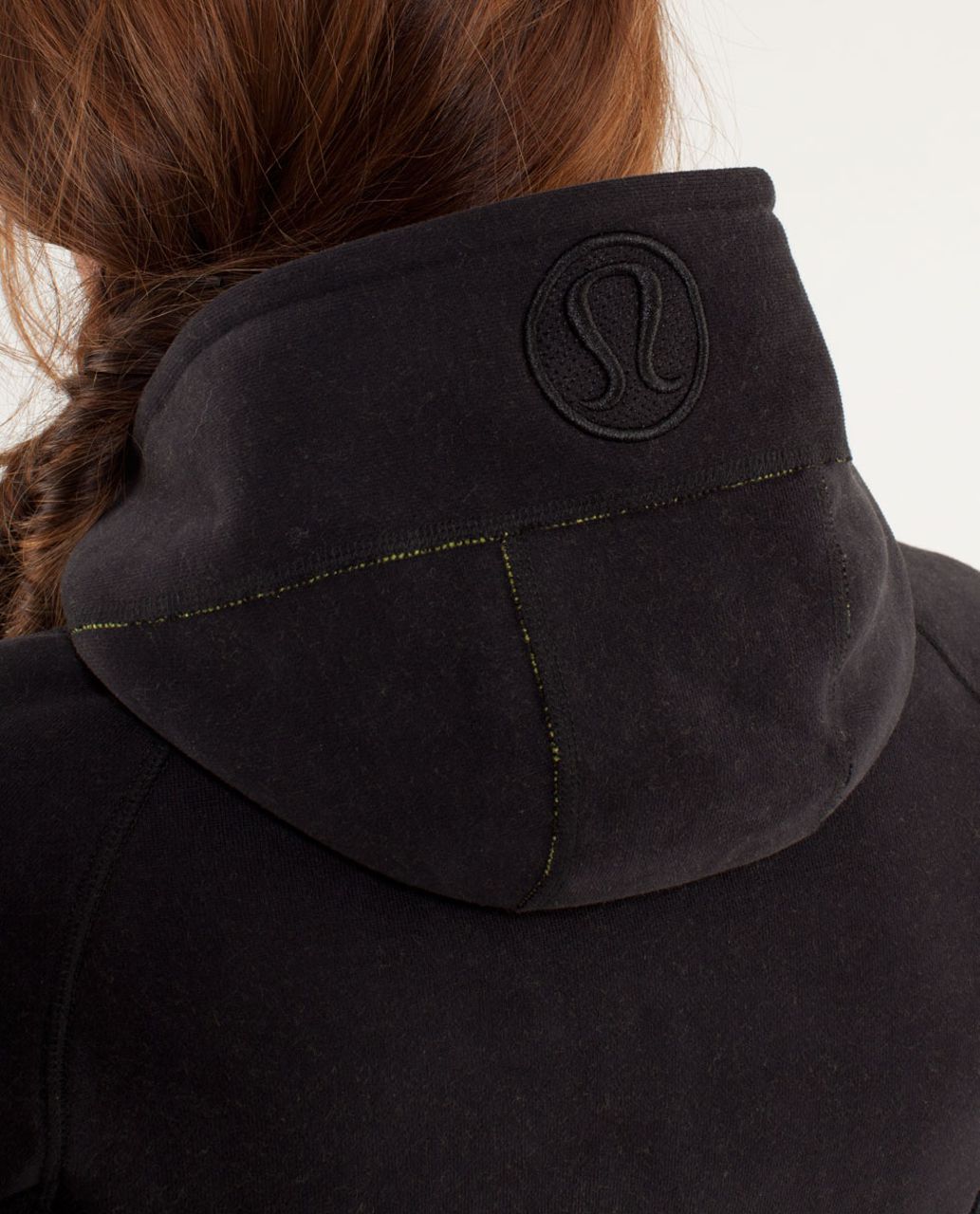 Lululemon Scuba Hoodie - Black /  Split Pea