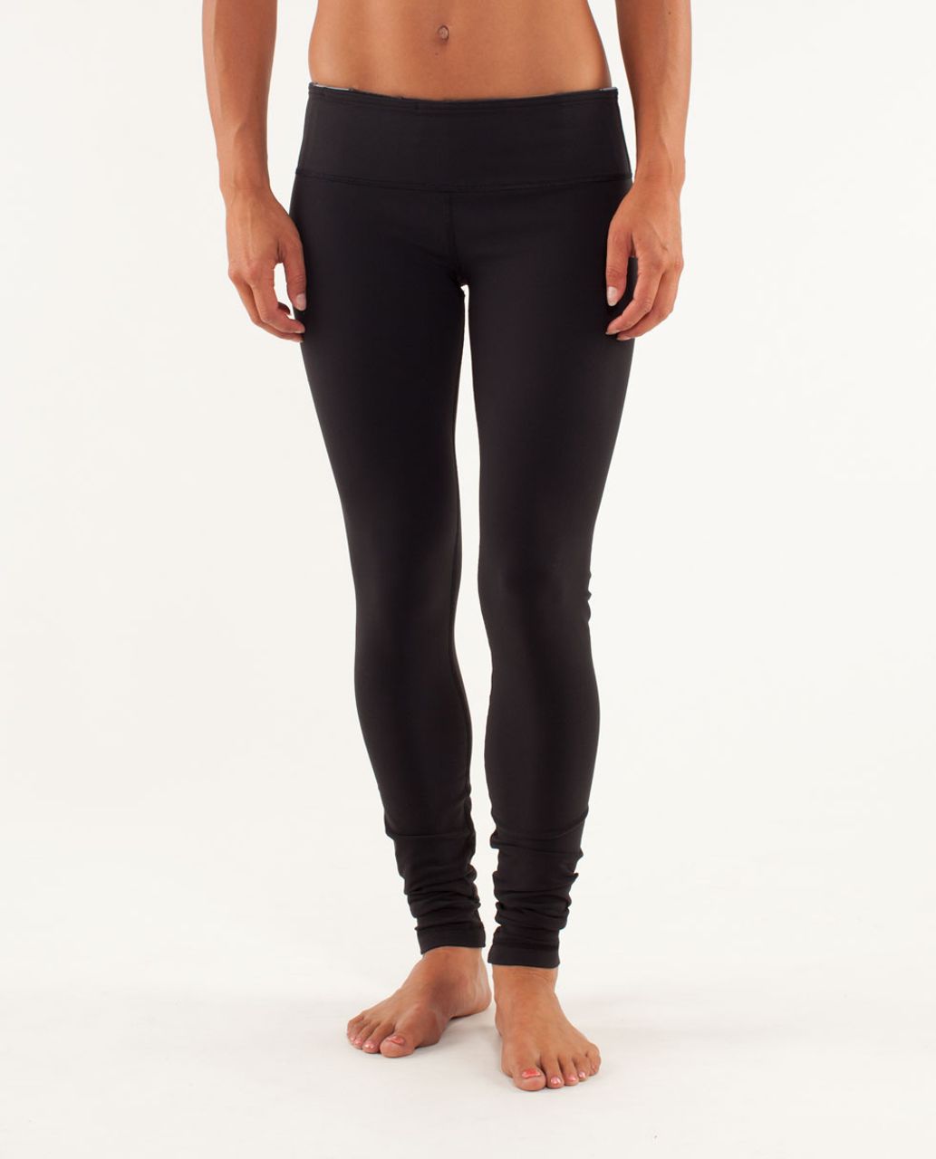 Lululemon Wunder Under Pant - Black / Fall 12 Quilt 12