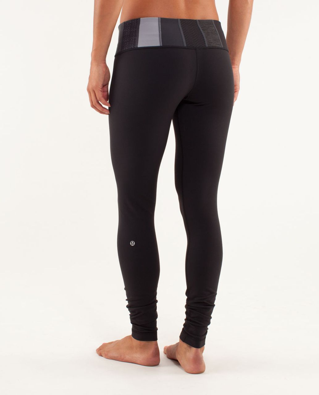 Lululemon Wunder Under Pant - Black / Fall 12 Quilt 12