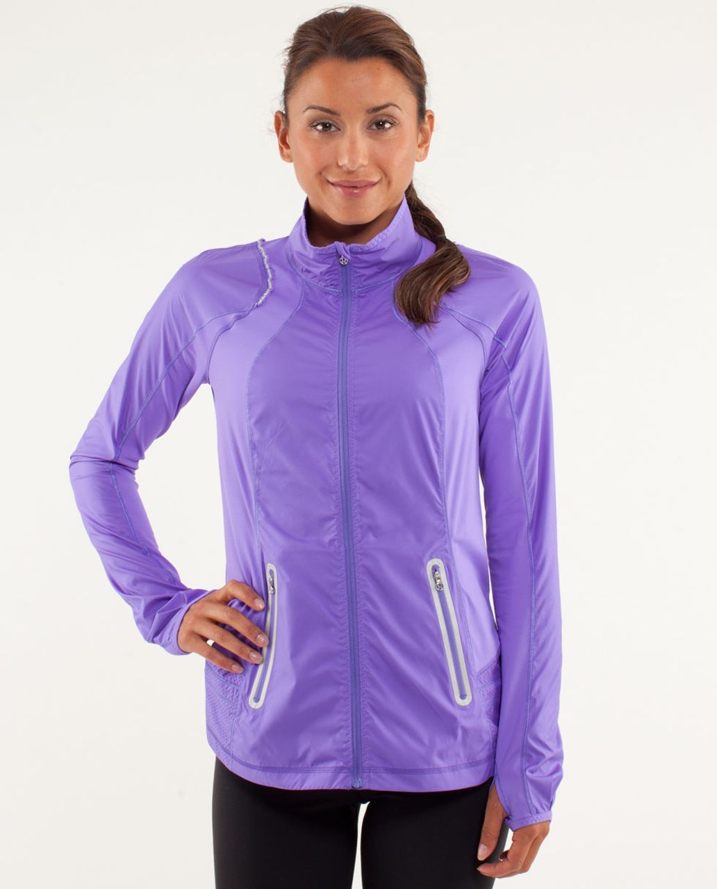 Lululemon Run:  Nothin' But Run Jacket - Power Purple