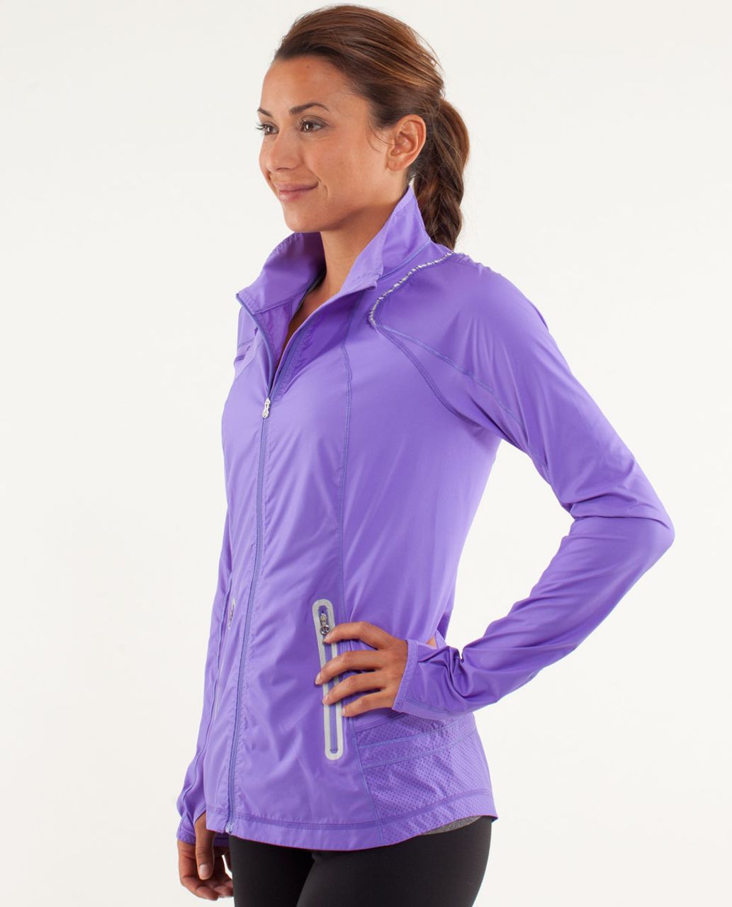 Lululemon Run:  Nothin' But Run Jacket - Power Purple