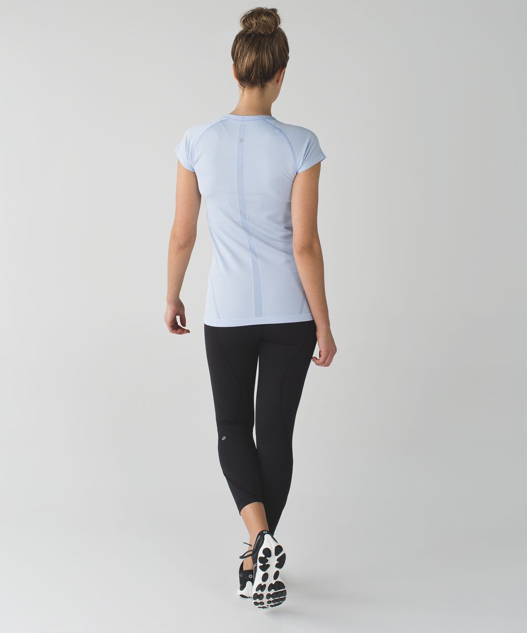 Lululemon Swiftly Tech Short Sleeve Crew - Heathered Chalk