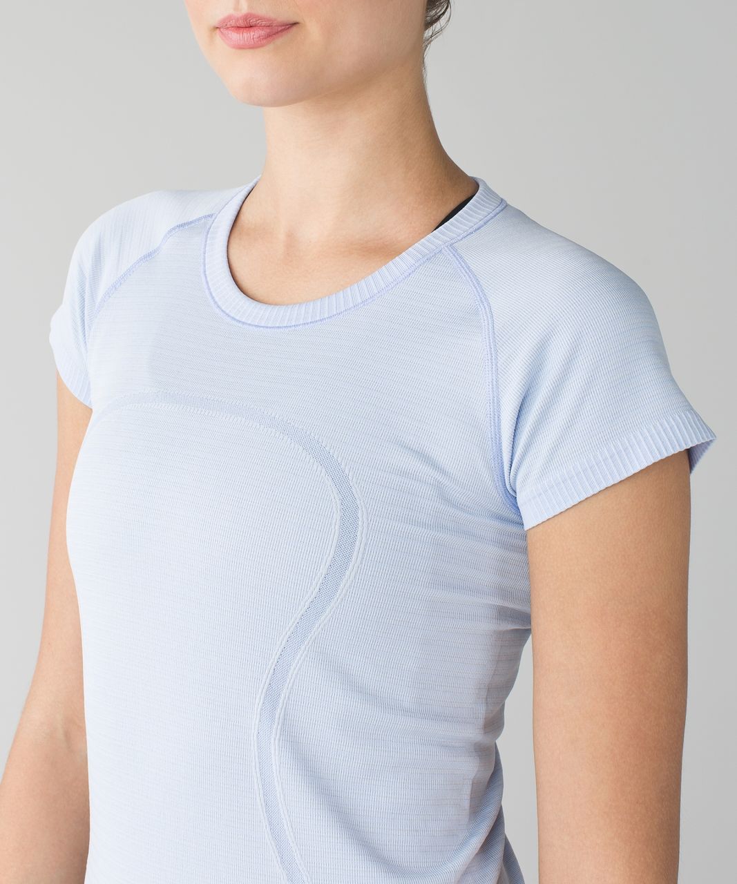 Lululemon Swiftly Tech Short Sleeve Crew - Heathered Chalk