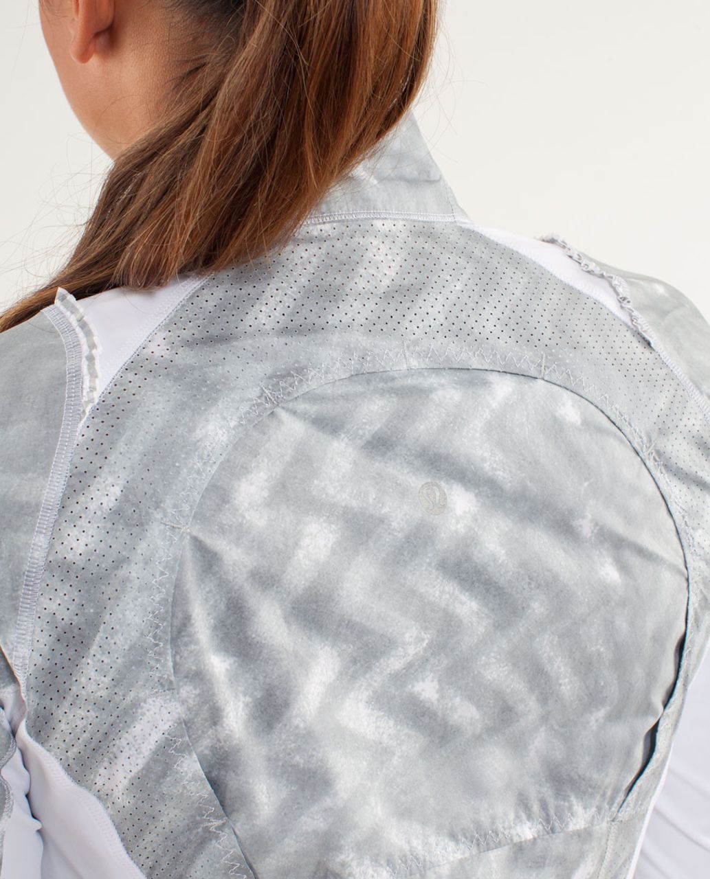 Lululemon Run:  Nothin' But Run Jacket - Blazer Print / White