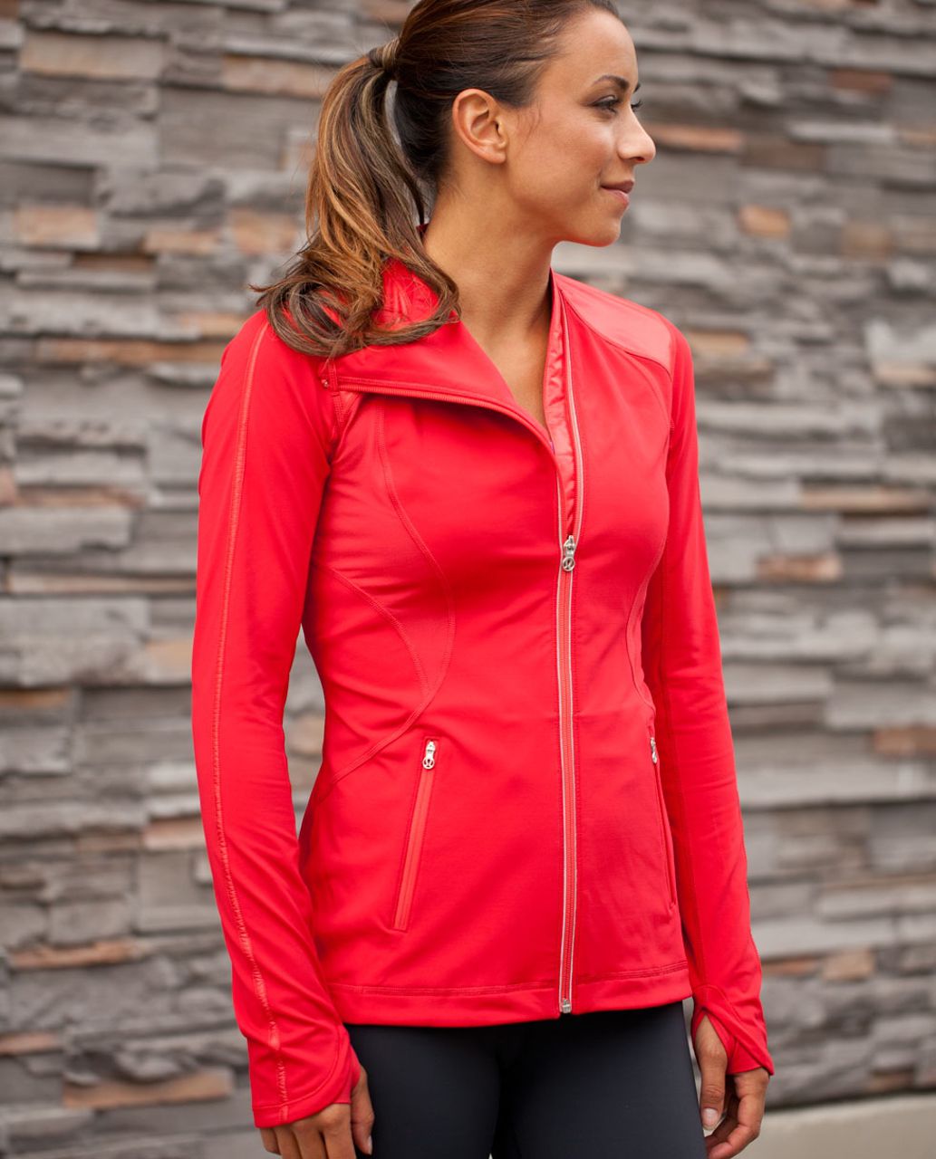 Lululemon Run:  Track Time Jacket - Currant