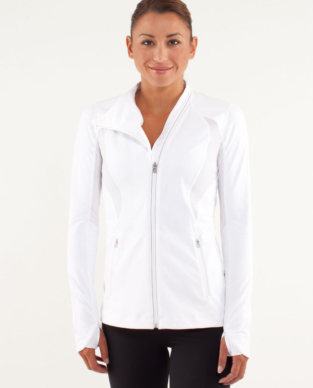 Lululemon Run:  Track Time Jacket - White