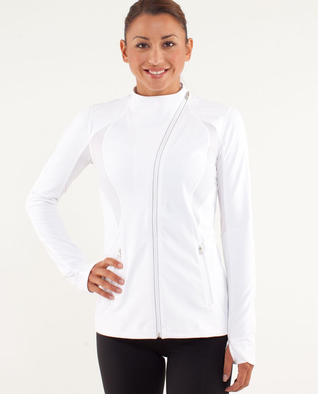 Lululemon Run:  Track Time Jacket - White