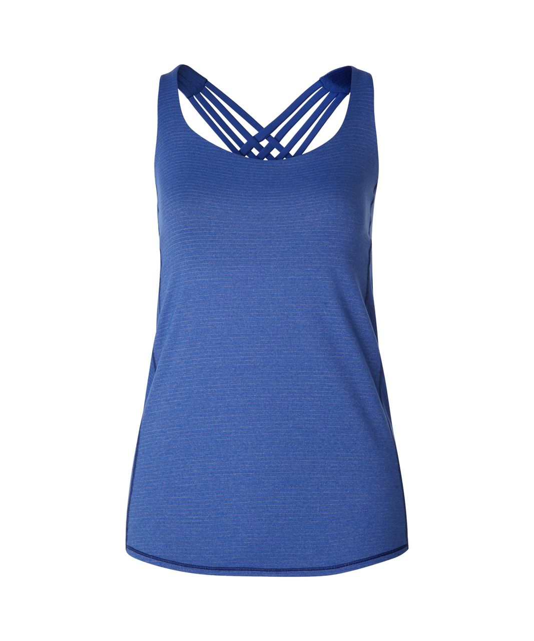 Lululemon Wild Tank - Heathered Sapphire Blue / Mini Coast Camo Deep Navy Black / Sapphire Blue