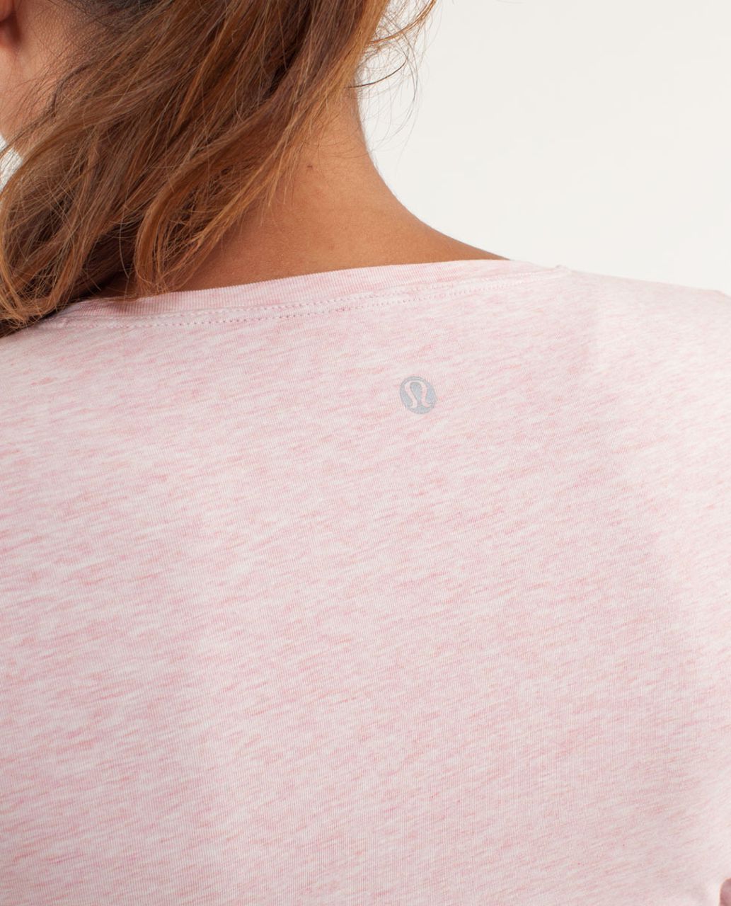 Lululemon Every Yogi Long Sleeve - Heathered Pretty Pink / Wee Stripe White / Fossil