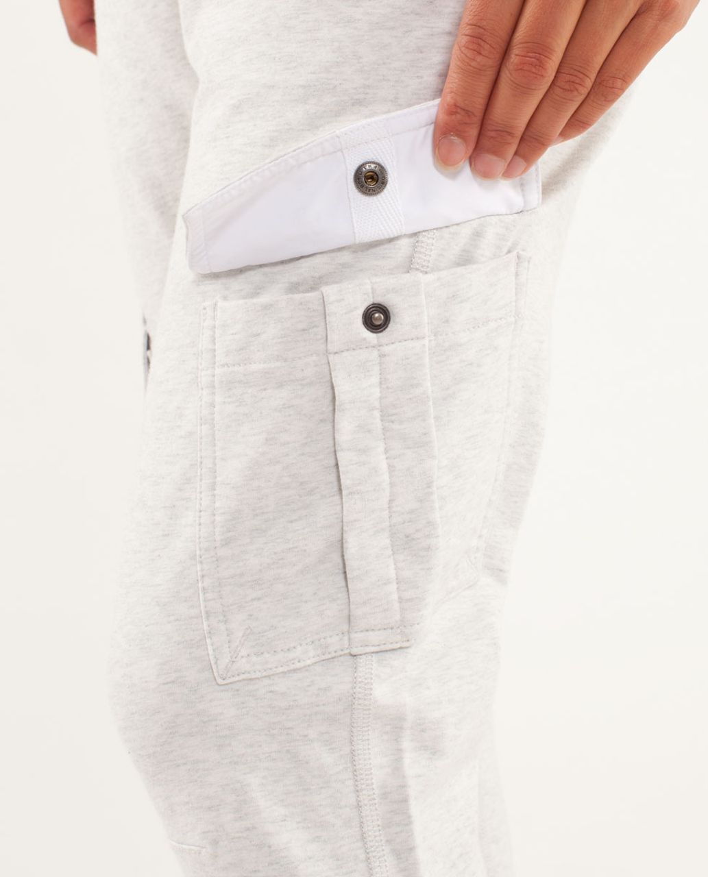 Lululemon Carry And Go Pant - Heathered White