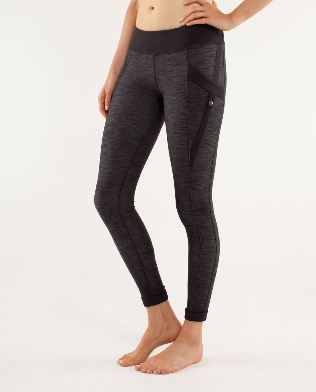 Lululemon Warrior Pant - Black Slub Denim / Black