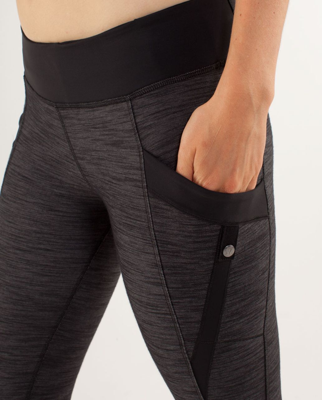 Lululemon Warrior Pant - Black Slub Denim / Black