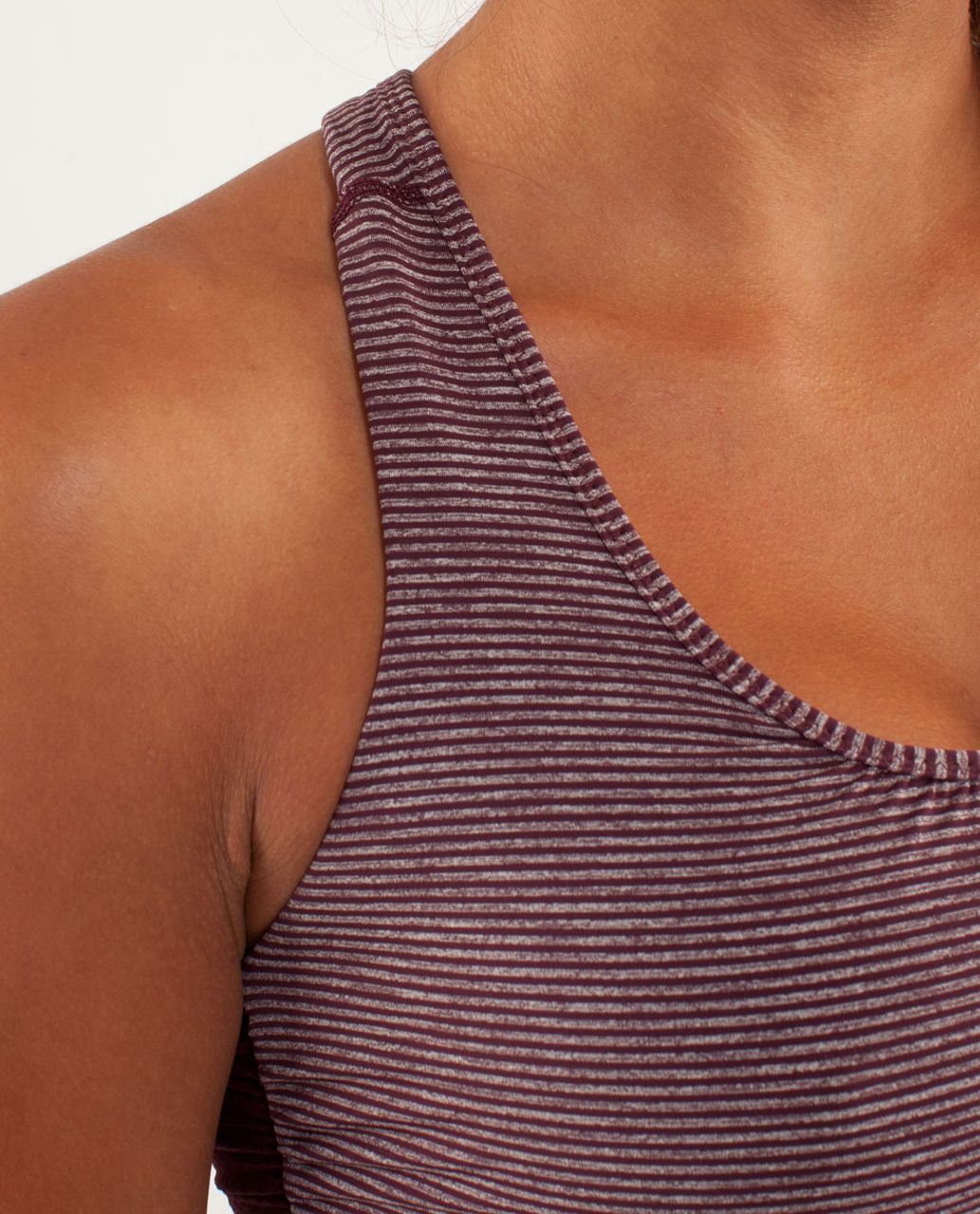 Lululemon Turbo Tank - Tonka Stripe Bordeaux Drama / Heathered Bordeaux  Drama / Bordeaux Drama - lulu fanatics