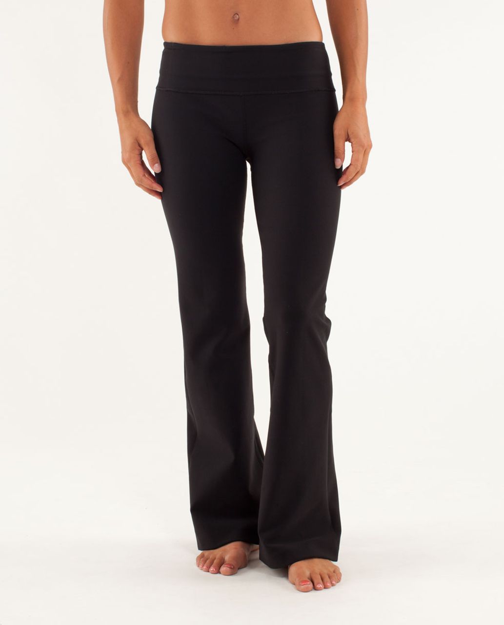 Lululemon Groove Pant (Regular) - Black / Fall 12 Quilt 12 / Black Slub Denim