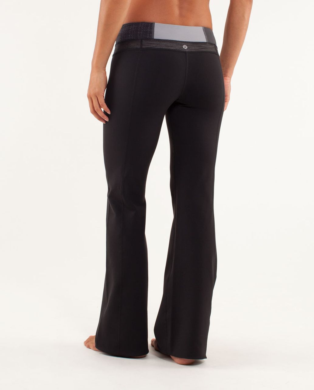 Lululemon Groove Pant (Regular) - Black / Fall 12 Quilt 12 / Black Slub Denim