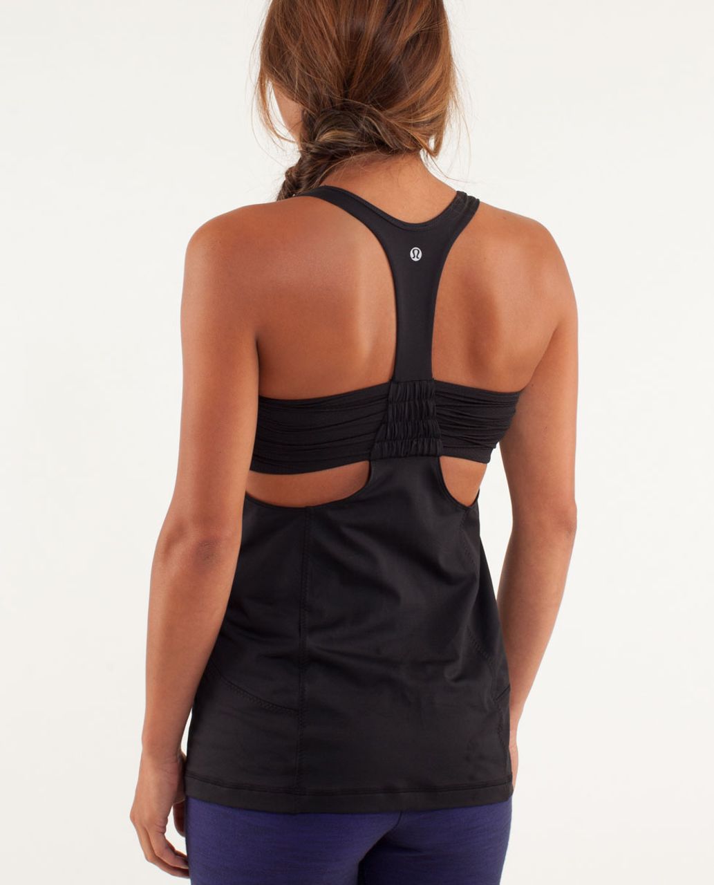 Lululemon Turbo Tank - Tonka Stripe Split Pea / Heathered Split