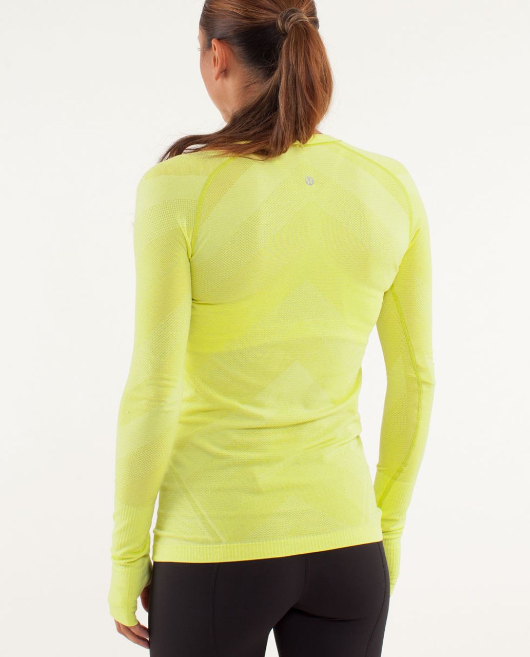 Lululemon Run:  Swiftly Tech Long Sleeve - Split Pea