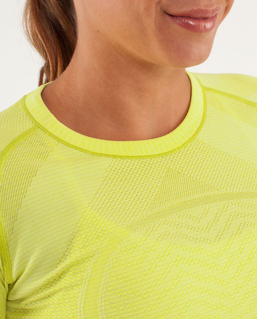 Lululemon Run:  Swiftly Tech Long Sleeve - Split Pea