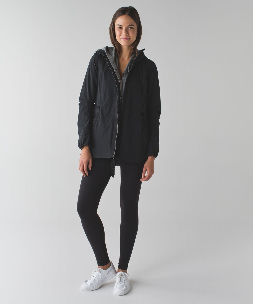 Lululemon Rain for Daze Jacket - Black / Static Mist Dark Slate Black