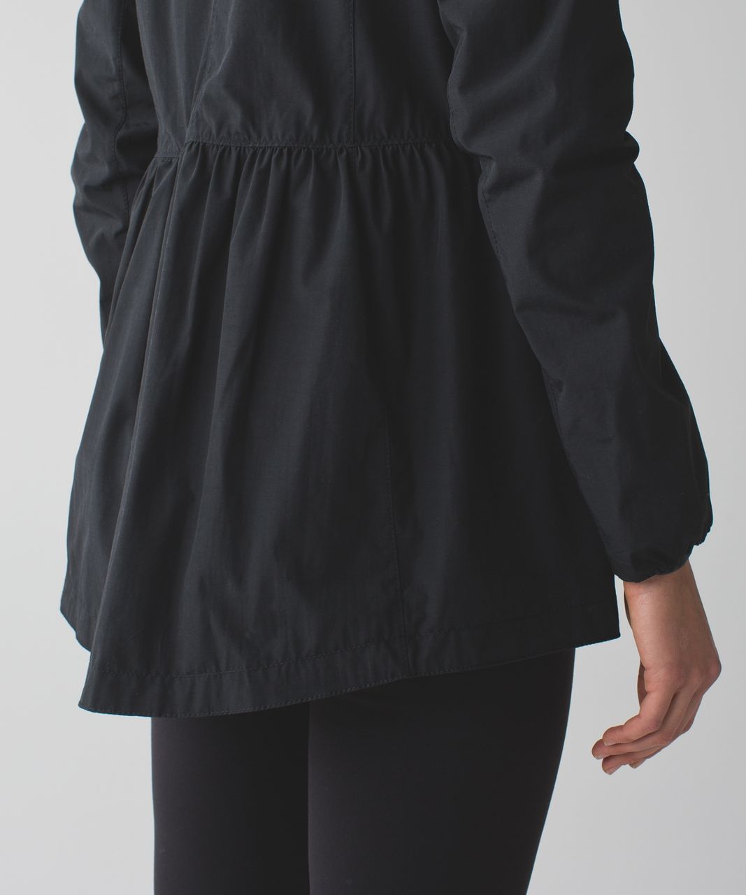 Lululemon Rain for Daze Jacket - Black / Static Mist Dark Slate Black ...