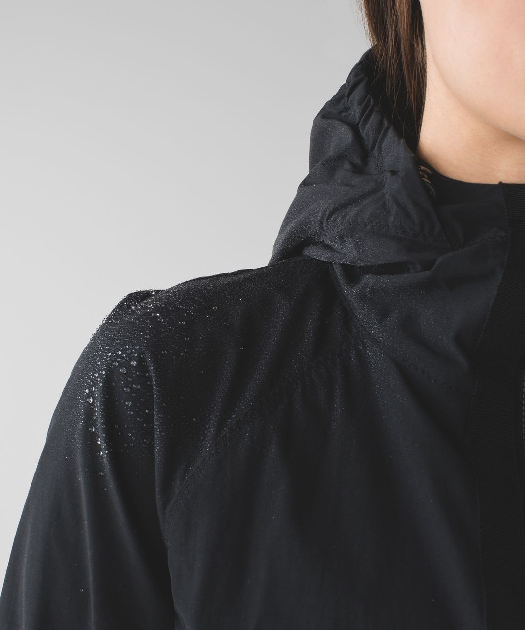 Lululemon Rain for Daze Jacket - Black / Static Mist Dark Slate Black