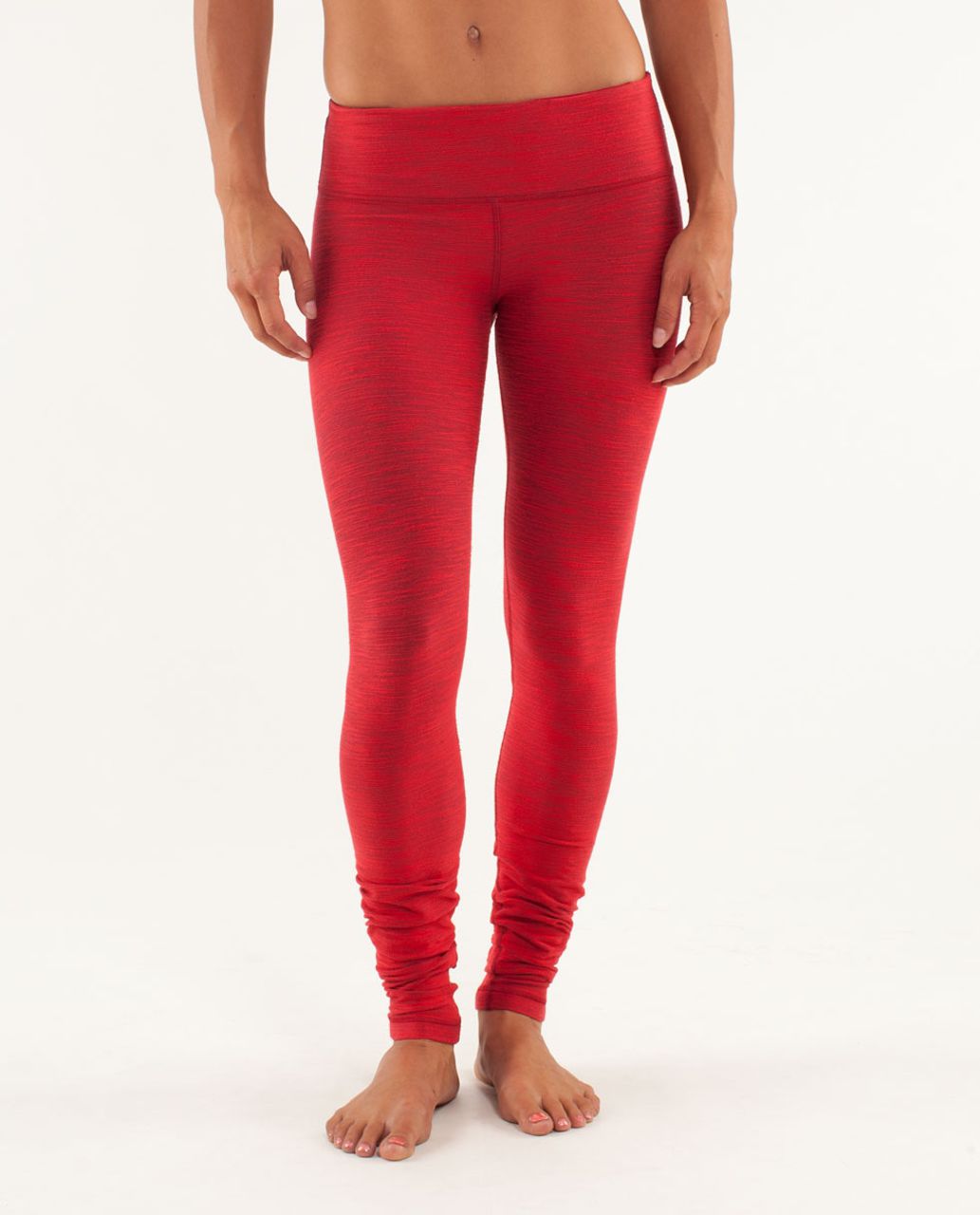 Lululemon Wunder Under Pant *Denim - Deepest Cranberry Slub Denim