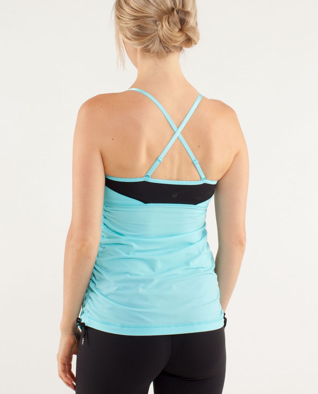 Lululemon Hot Spell Tank - Angel Blue / Black