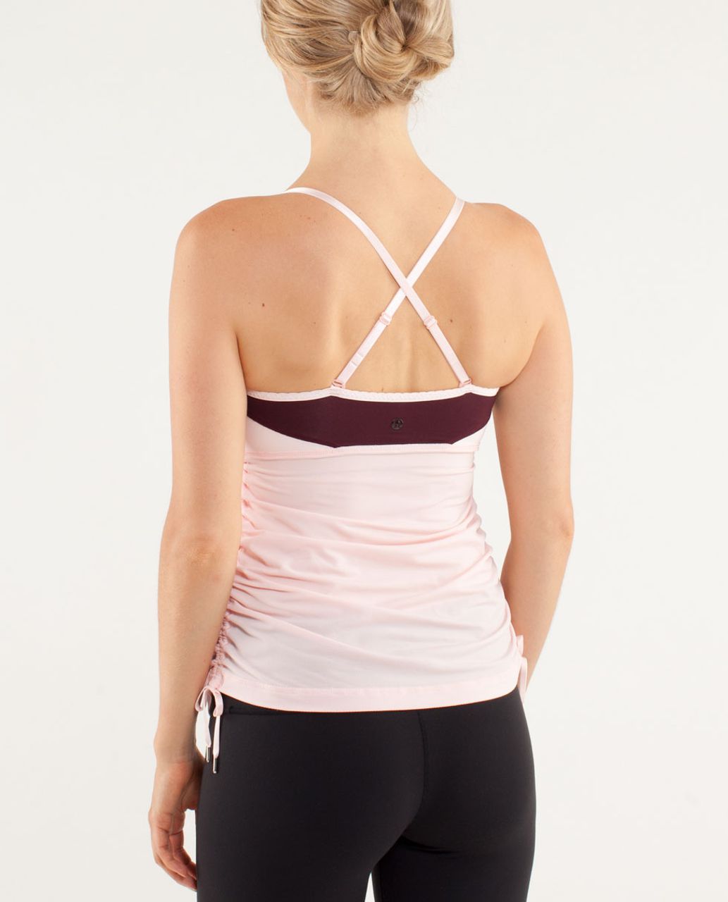 Lululemon Hot Spell Tank - Pretty Pink / Bordeaux Drama