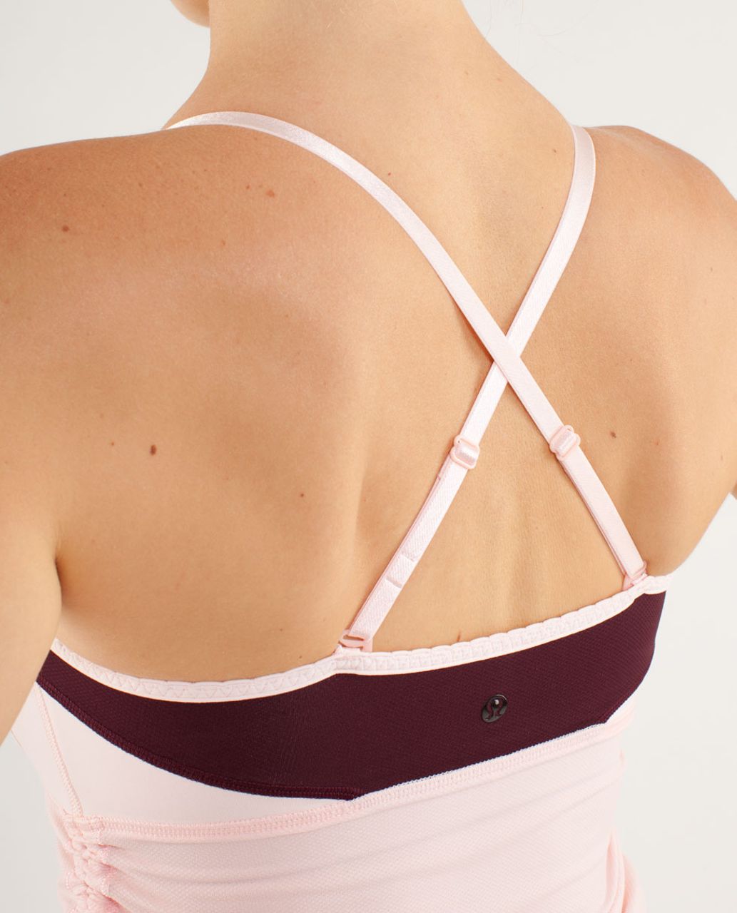 Lululemon Hot Spell Tank - Pretty Pink / Bordeaux Drama