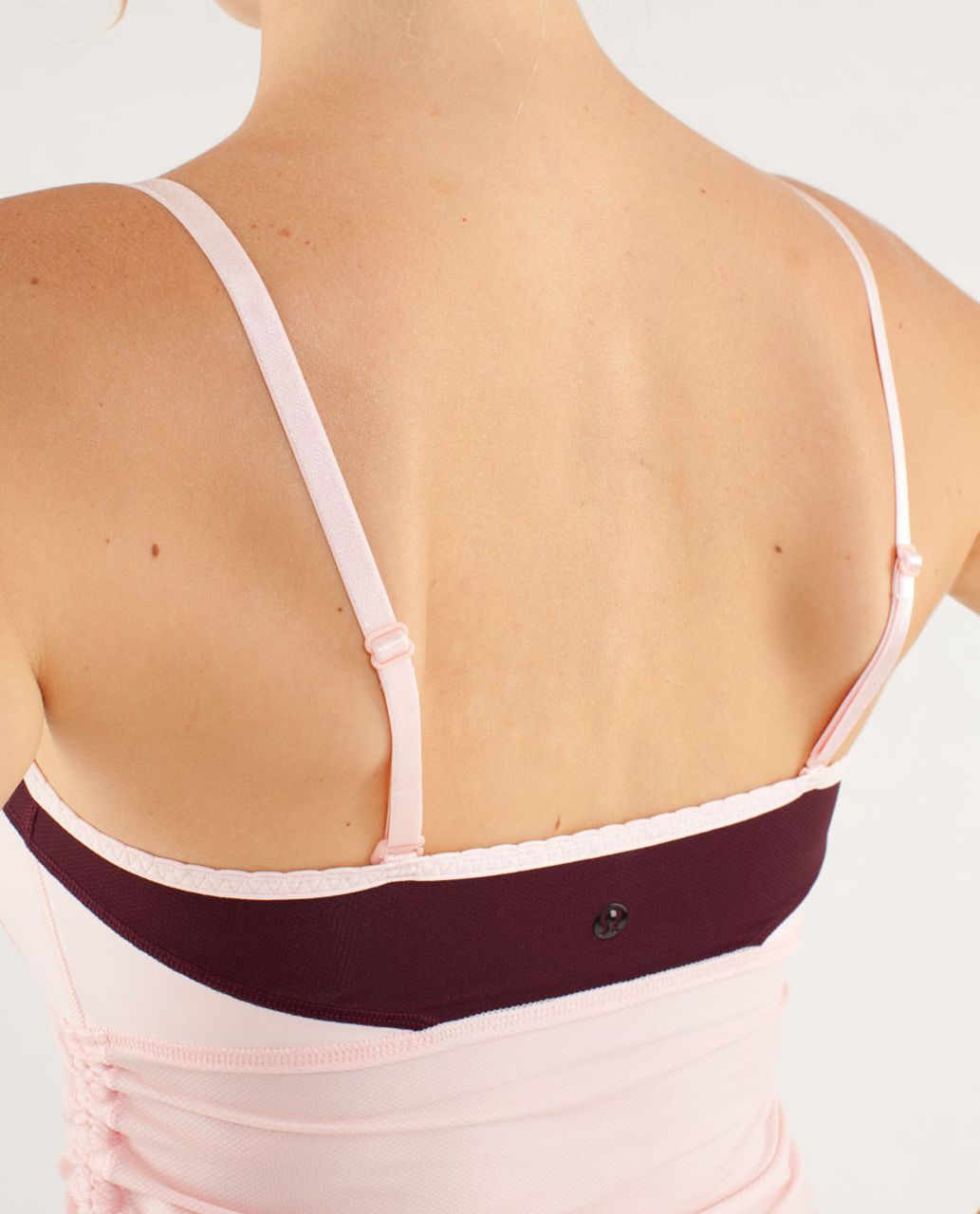 Lululemon Hot Spell Tank - Pretty Pink / Bordeaux Drama