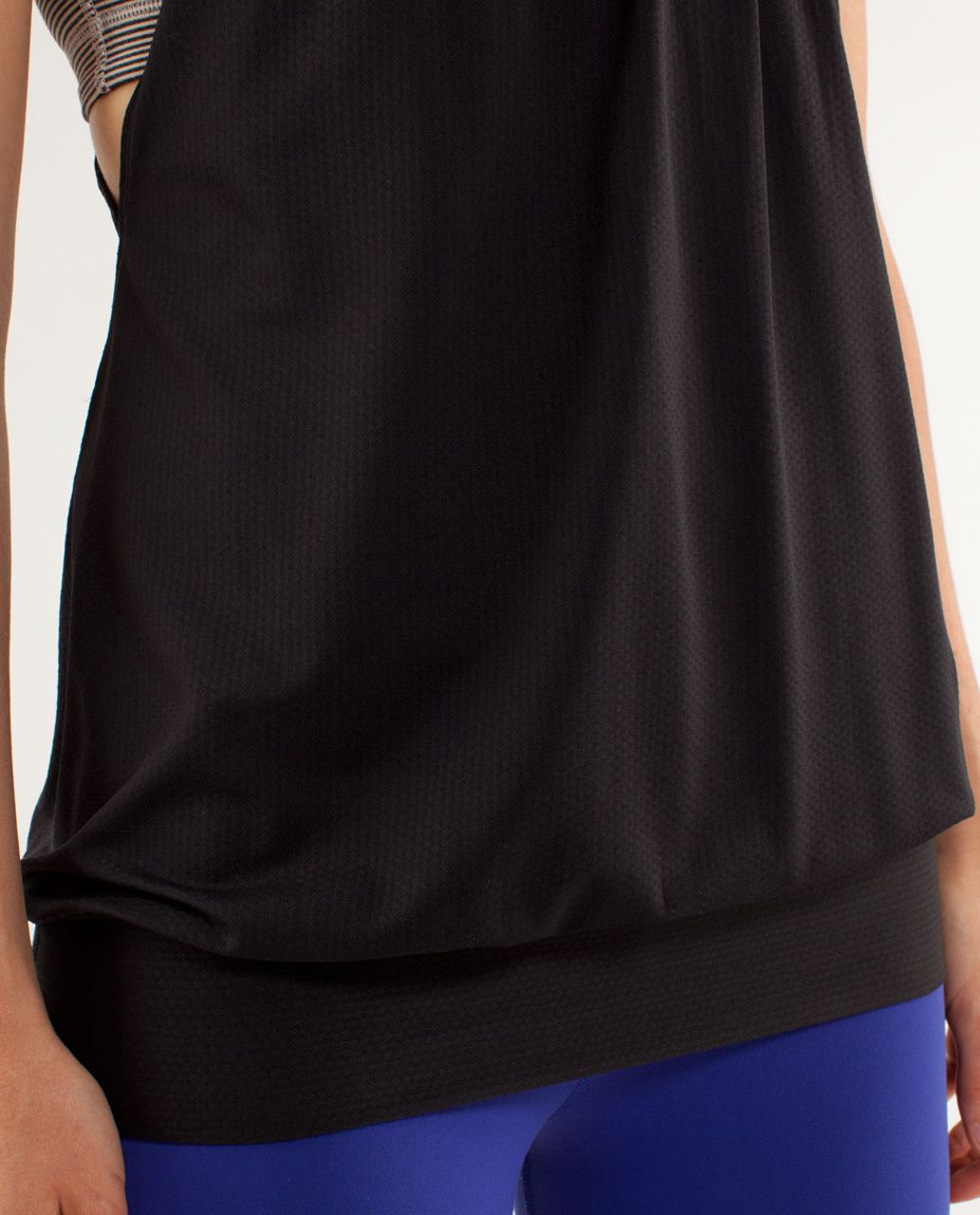 Lululemon No Limits Tank - Black / Tonka Stripe Cashew / Heathered Black