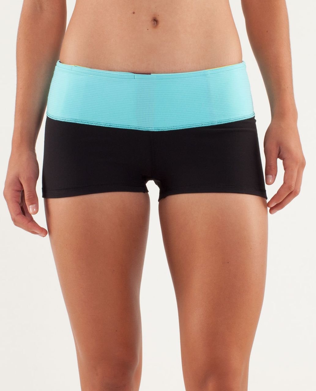 Lululemon Boogie Short - Black / Fall 12 Quilt 6 / Tonka Stripe Angel Blue / Heathered Angel Blue