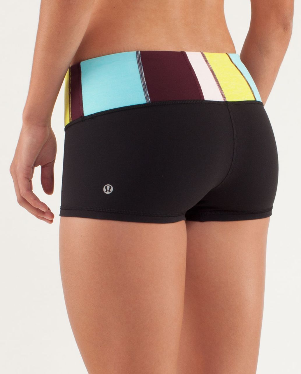 Lululemon Boogie Short - Black / Fall 12 Quilt 6 / Tonka Stripe Angel Blue / Heathered Angel Blue