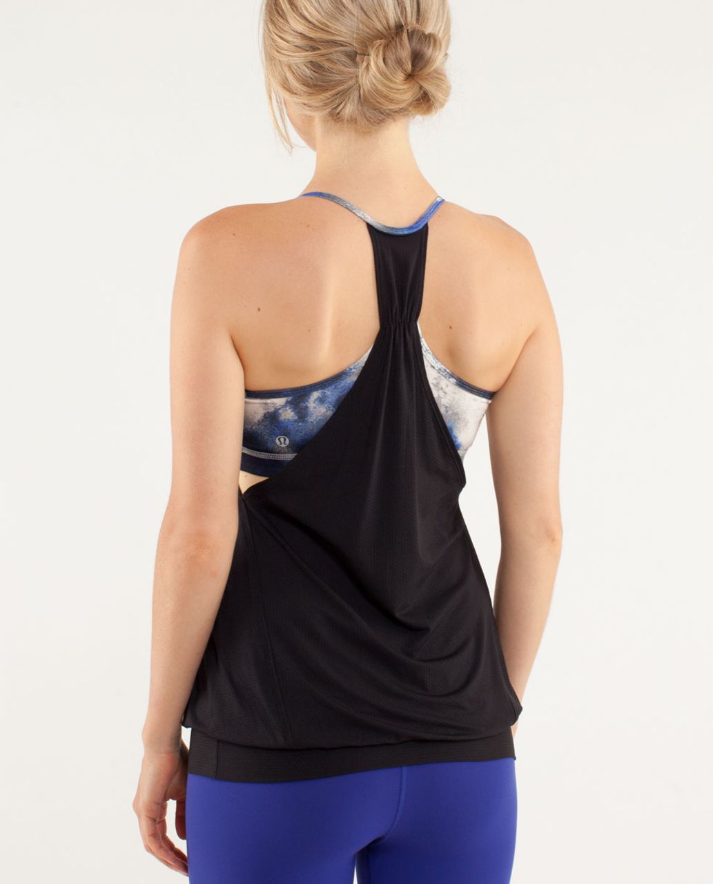 Lululemon No Limits Tank - Black / Milky Way Multi