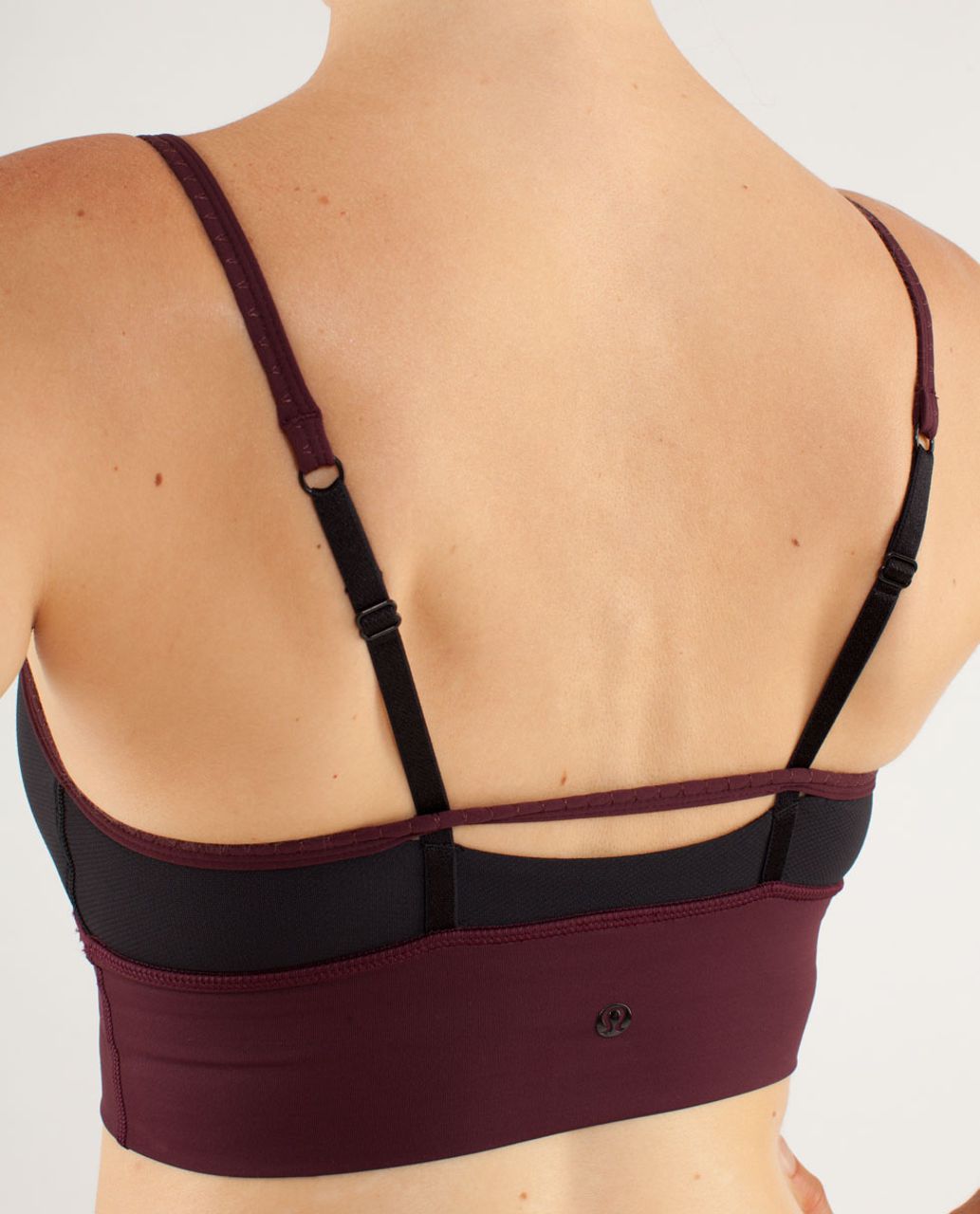 Lululemon 105 F Bra - Bordeaux Drama / Black