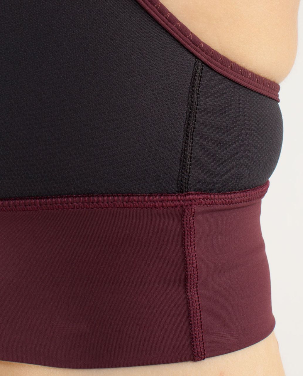 Lululemon 105 F Bra - Bordeaux Drama / Black