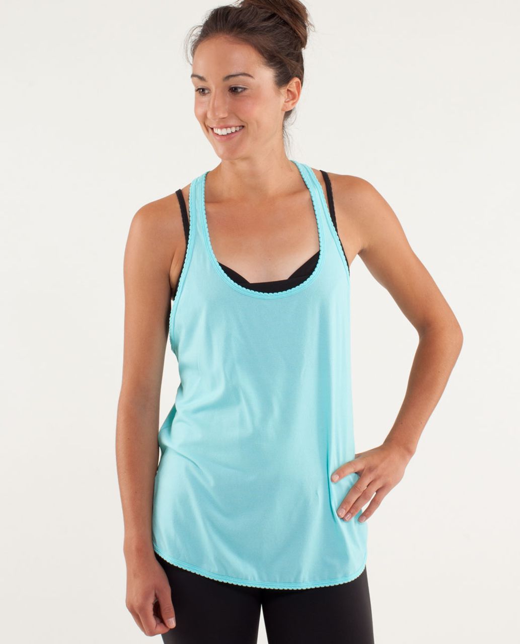 Lululemon 105 F Singlet - Angel Blue