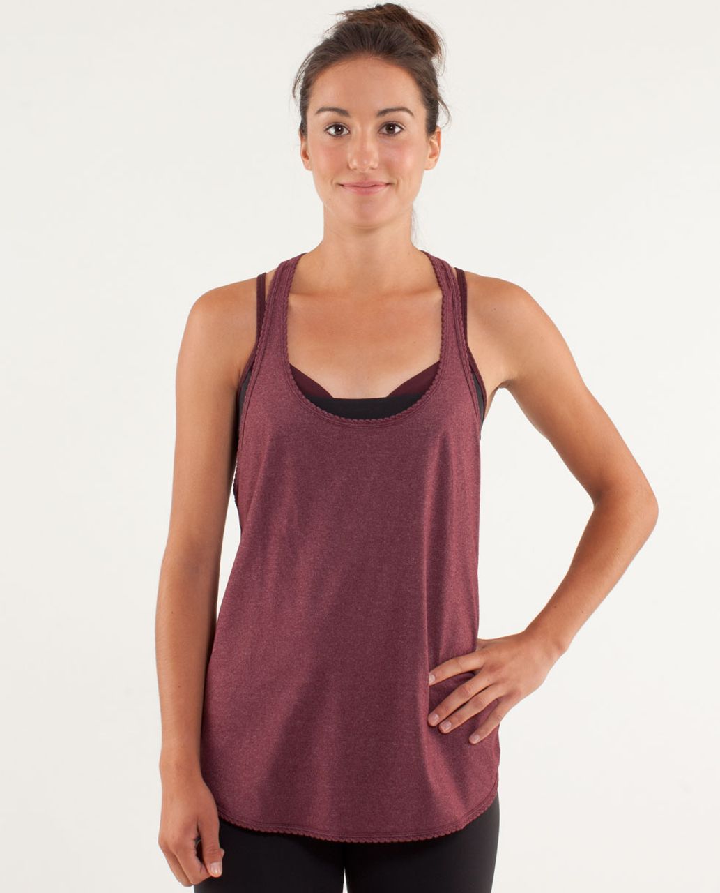 Lululemon 105 F Singlet - Bordeaux Drama