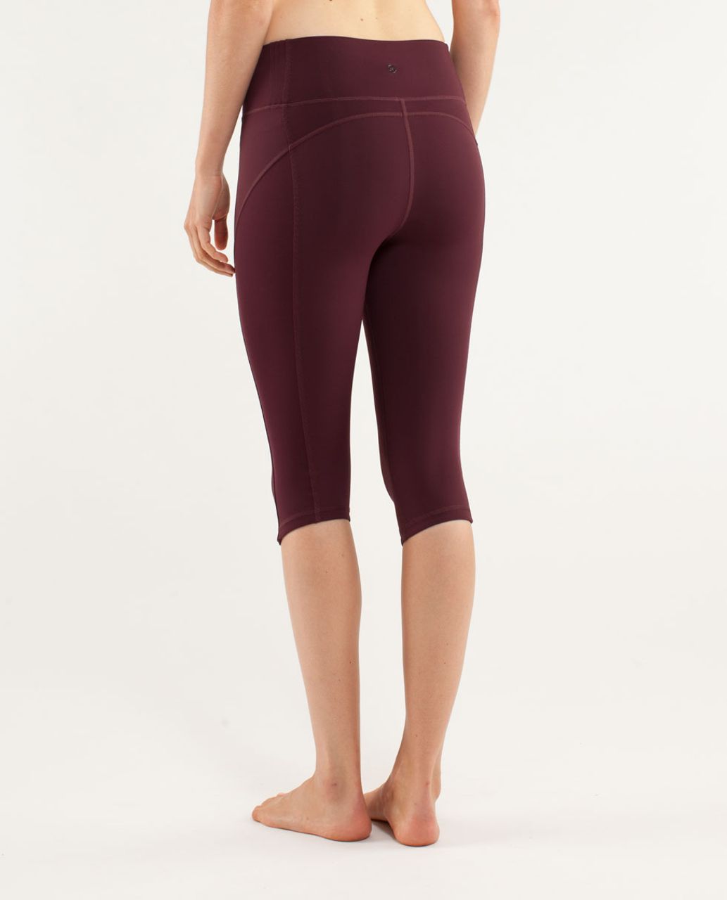 Lululemon 105 F Crop - Bordeaux Drama