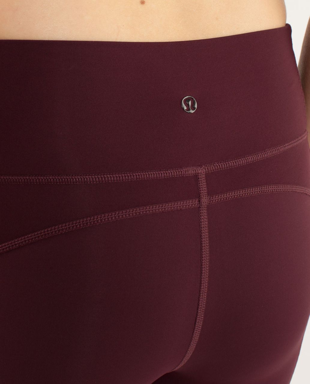 Lululemon 105 F Crop - Bordeaux Drama